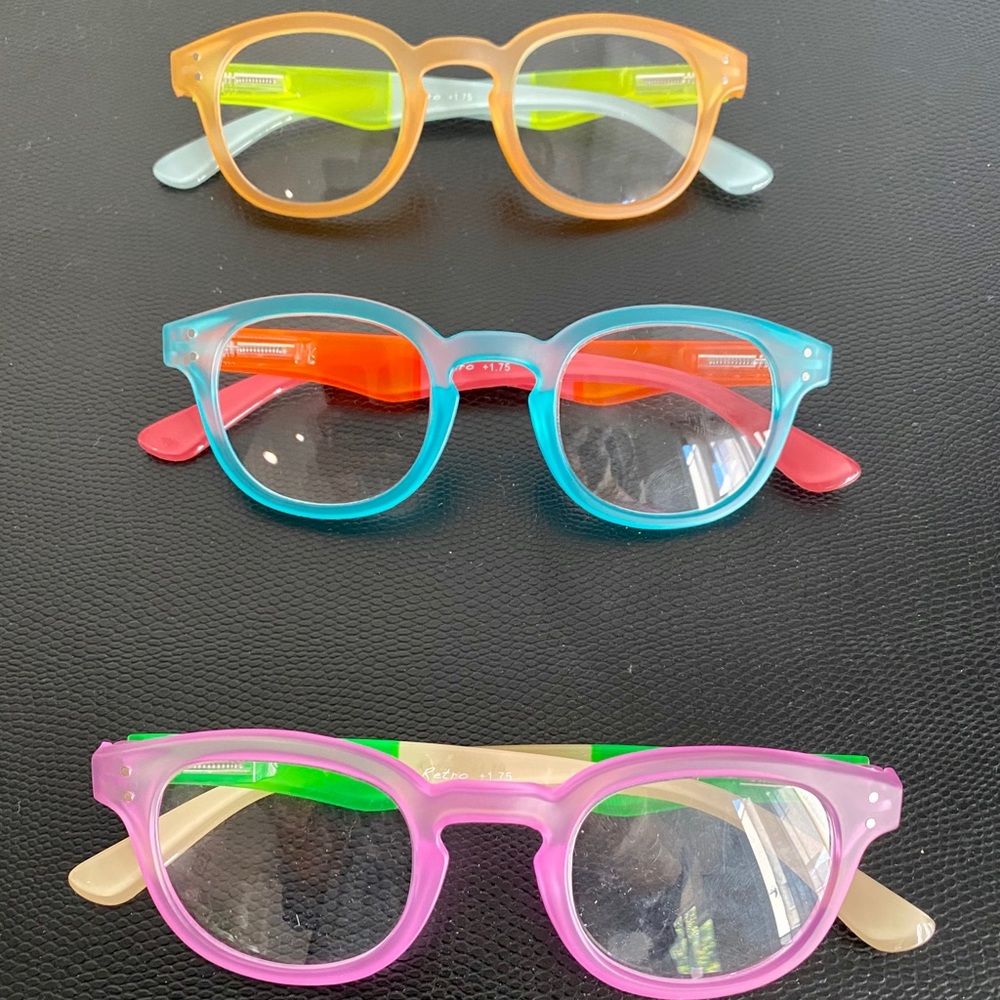COLORFUL READING GLASSES 1.25-2.75 AVAILABLE
